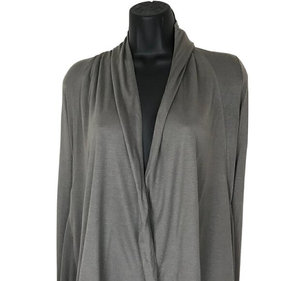HELMUT Lang Grey Lightweight Open Cardigan Size S - Picture 3 of 7